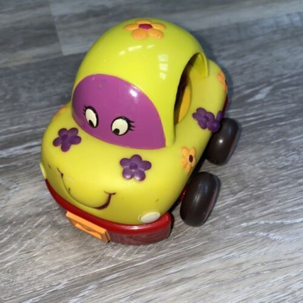 mybtoys toy car happy face bell moving